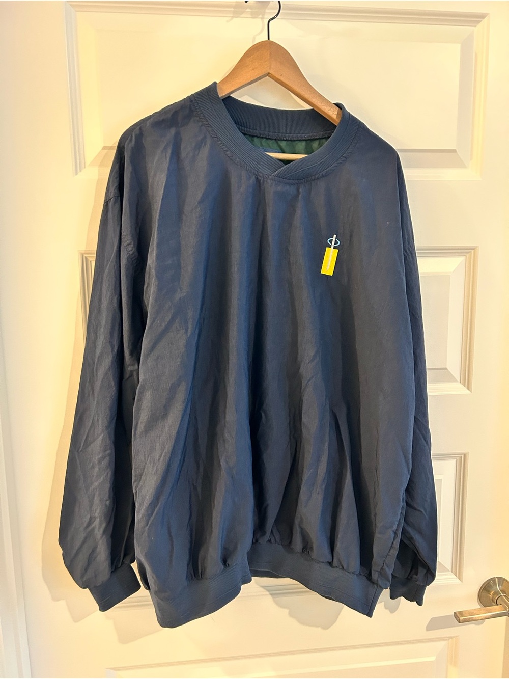 Vintage Swingster 90s Golf Pullover Windbreaker Navy Blue Size XL
